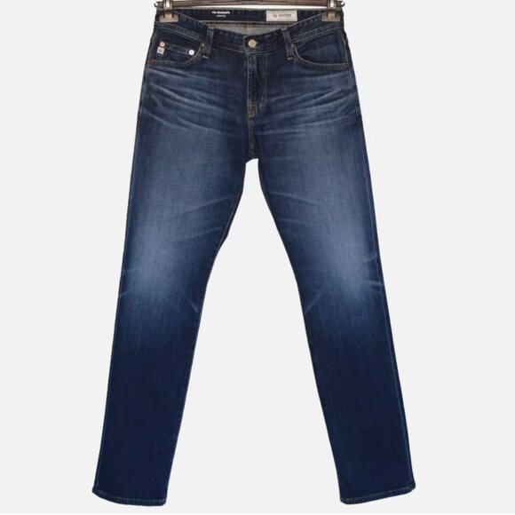 AG ADRIANO GOLDSCHMIED The Graduate Tailored Leg Blue Jeans Size 30R - Picture 2 of 9